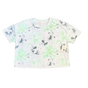 NWT New Sweet Treasures Women's Top Pullover Short Sleeve Tie-Dye Size L 12-14